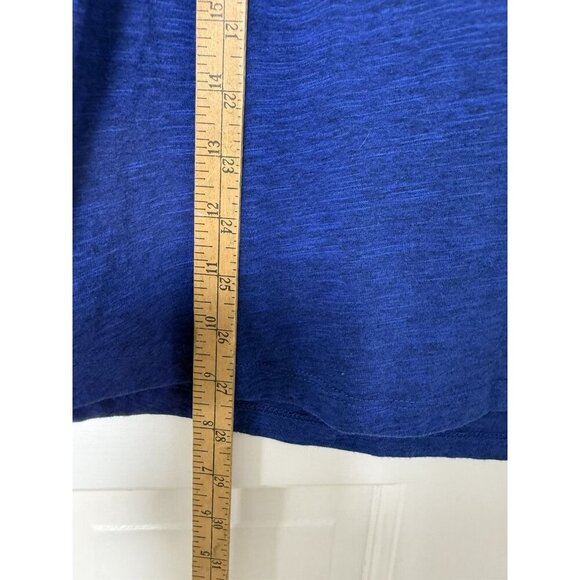 Majestic NBA Philadelphia 76ers Women’s Scalloped Red And Blue Shirt Sz Large - Picture 7 of 9